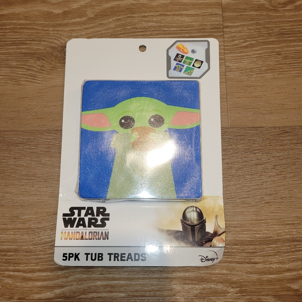 Star Wars The Mandalorian Baby Yoda 5 Pack Tub Treads New